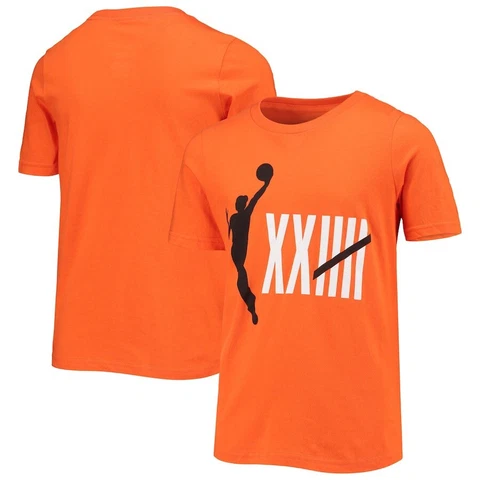 WNBA Youth 25th Anniversary Youth T-Shirt - Orange Size Large 14/16 Cover