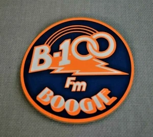 Vintage Radio B-100 FM Boogie Radio Station San Diego CA Old Sticker Decal NOS - Picture 1 of 2