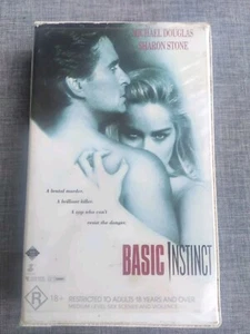 Basic Instinct VHS Movie Video Cassette Big Box Ex Rental  - Picture 1 of 6