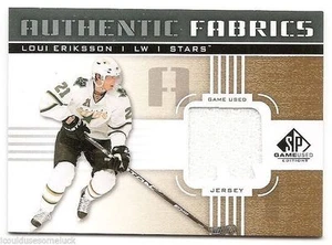 11/12 SP GAME-USED AUTHENTIC FABRICS GOLD 'R' JERSEY Loui Eriksson #AFLE - Picture 1 of 1