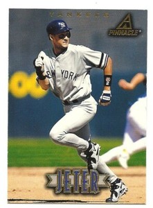1997 Pinnacle Major League Baseball Card #53, DEREK JETER, New York Yankees