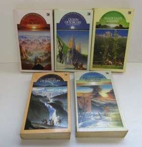 David Eddings The Belgariad 1 - 5 Fantasy Paperbacks 1980s - Picture 1 of 5