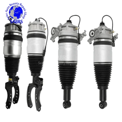 4Pcs Front & Rear Air Suspension Struts Fit Porsche Cayenne II 92A 958 2011-2018 - Image 1 of 4