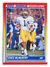 Greg McMurtry (Rookie) #650 Score 1990 Football Card (New England Patriots) LN