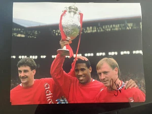 Steve McMahon Signed 16x12 1990 League Title celebration Photo Barnes Aldridge - Picture 1 of 4