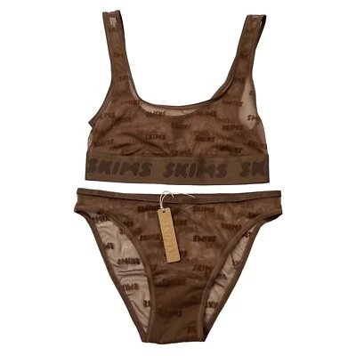 Conjunto Skims After Hours Scoop Bralette + Cueca Atrevida Jasper XXS - Imagem 1 de 4