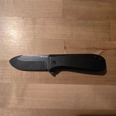 Navaja de Bolsillo WESN Allman Negra Titanio SV35N Foto 1 de 4