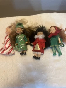 Mattel Kelly Club Weihnachtspuppen/Ornamente 4 Stück - Bild 1 von 2
