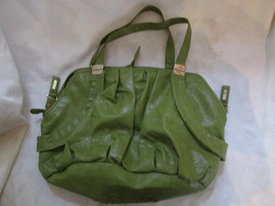 Jessica Simpson Large Green Purse / Bag - Model #JS2073 - 100% PVC - EXC Cond - Image 1 of 4