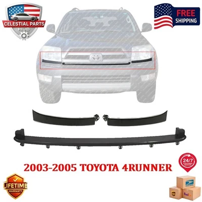 NEW OEM REPLACES BUMPER FILLER + HEADLIGHT MOLDING FOR 2003-2005 TOYOTA 4RUNNER - Imagem 1 de 4