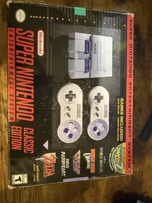 Auténtica Mini Consola de Juegos Super Nintendo Classic Edition NES Genuina 2 Mandos  Foto 1 de 2