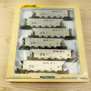 HO WALTHERS GOLD LINE 932-7830 RD4 COAL HOPPERS 6-PACK, BNSF NEW SCHEME - Picture 1 of 8