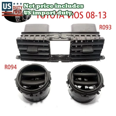 Fit Toyota Yaris Vios NCP90 91 ZSP92 Air Vent Grille Ventilators LH, RH & Center - Изображение 1 из 4