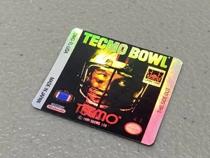 Tecmo Bowl, Holographic (Nintendo Game Boy) Ersatzetikett - Bild 1 von 1