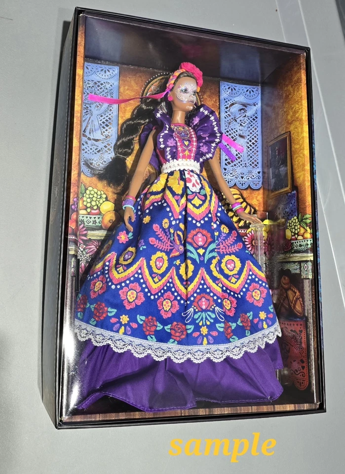 2022 DIA DE LOS MUERTOS/Dia De Muertos кукла Barbie KYB09-[9765] NRFB в грузоотправителе - Изображение 1 из 4