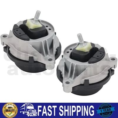 2X Engine Mount L+R for BMW 330i 430i 428i X3 F25 X4 F26 22116856183 22116856184 - Image 1 of 4