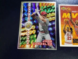 Juan Gonzalez 1996 Topps Stadium Club Power Packed SILVER BORDER OVERSIZE - Picture 1 of 2