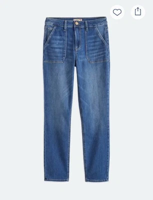 Kut from the Kloth Stevie Straight Leg High Rise Front Pocket Jeans Size 6 - Image 1 of 4