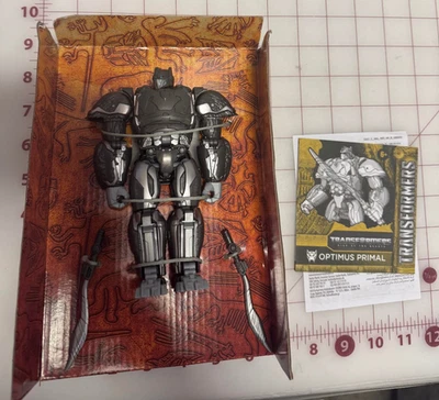Transformers Rise of the Beasts Voyager Class Optimus Primal Figure #P1 No Box - Image 1 of 3