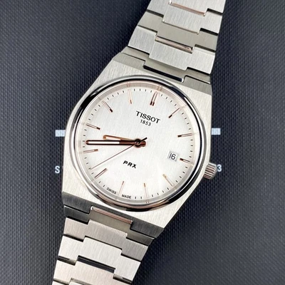 Tissot PRX T137.410.11.031.00 Quartz Watch 40mm Silver Dial Men's Watch - Image 1 of 4