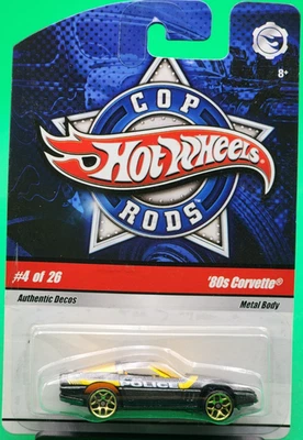 风火轮 COP RODS '80S CORVETTE #4/26 / A20 — 第 1/2 张图片