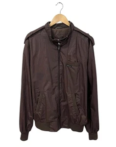 Vintage Members Only Jacket Men's XLT Tall - Brown Full Zip Casual - Picture 1 of 3