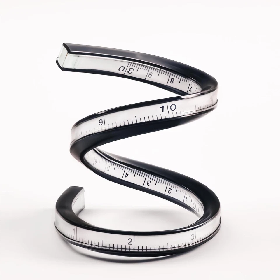 Kearing Flexible Curve Ruler, Bendable Rulers for Engineering Drawing, Sewing - Image 1 of 4