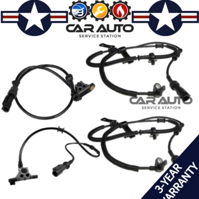 4 ABS Wheel Speed Sensor Front Rear Fit Ford Explorer Mercury Mountaineer 06-10 - Image 1 of 4