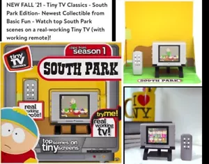 Tiny TV Classics South Park Edition Real Working Mini Television Remote NEW Toy - Picture 1 of 9