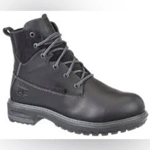 Timberland Pro Botas Cuero Negro Talla 6 Mujer’s - Imagen 1 de 6