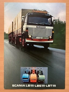 Scania LB 111 1976, LBS 111, LBT 111 folleto de ventas holandés original (1/76) - Imagen 1 de 12