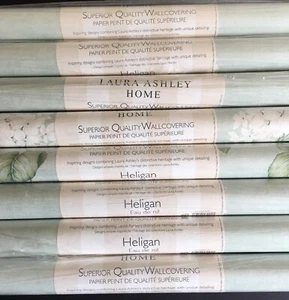 Laura Ashley Heligan Eau De Nil Wallpaper - Picture 1 of 7
