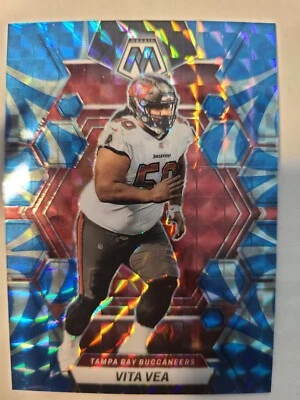 2023 Panini Mosaic - Vita Vea #230 Reactive Blue Mosaic Prizm - Image 1 of 2
