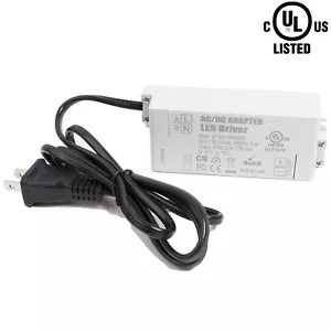 LEDupdates UL LISTED 24V 3A 72W power supply LED Light driver Terminal Output - Picture 1 of 12