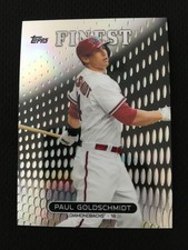 PAUL GOLDSCHMIDT REFRACTOR TOPPS FINEST 2013 ARIZONA / CARDINALS BASEBALL CARD !