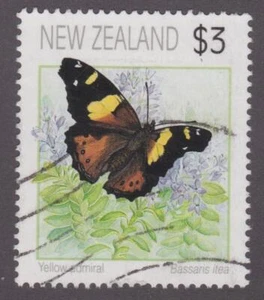 New Zealand 1991-2008 #930 Butterflies (Yellow admiral) Used - Picture 1 of 1