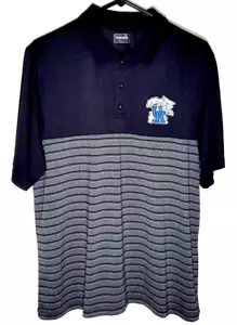 Camisa Polo Kentucky Wildcats | Poliéster Golf Informal | Retro Reino Unido Logo Para Hombre Grande - Imagen 1 de 8