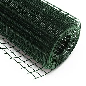 3.2€/m Volierendraht 19x19mm 10m 100cm grün Maschendraht Draht Drahtgitter Käfig - Bild 1 von 3