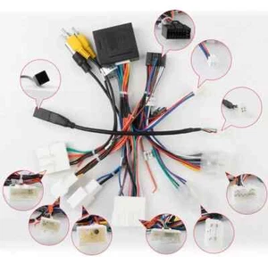 Android Car Radio 16-pin Wire Harness Cable For Toyota Corolla Camry RAV4 Canbus - Picture 1 of 5