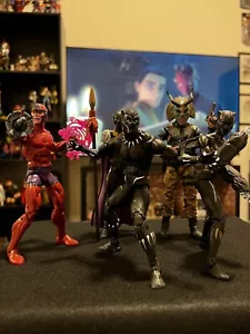 Hasbro Marvel Legends Series Black Panther Figures and Accesserries( Lot of 5 ) - Picture 1 of 20