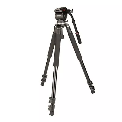 Kenro Standard Video Tripod Kit Aluminium with VH01B Fluid Head - KENVT102 - Image 1 of 4