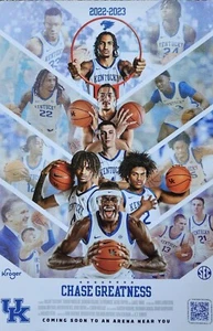 UK University of KY Kentucky Wildcats Mens Basketball Poster 2022-2023 x2 TWO - Picture 1 of 1