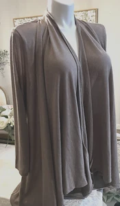 Chicos Ruana Poncho Capa Chal Envolvente Para Mujer Marrón Nuevo con Etiquetas Talla 3 - Imagen 1 de 11