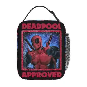 Deadpool Approved Insulated Lunch Bag Cooler Bag Reusable Portable Tote LunchBox - Picture 1 of 15