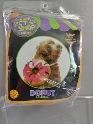NUEVO DISFRAZ DONUT PERRO BOUTIQUE TIENDA DE MASCOTAS RUBÍES MEDIANO M/L GRANDE Foto 1 de 4