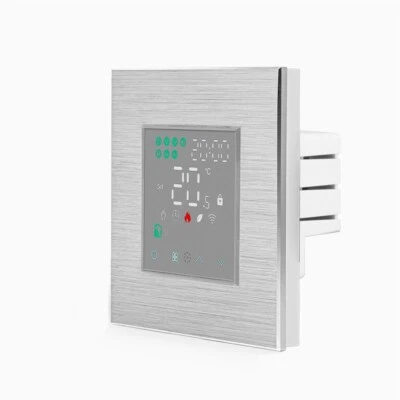 WIFI Raumthermostat UP programmierbar Fußbodenheizung inkl. Alurahmen LUXUS-TIME - Bild 1 von 4