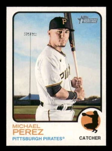 2022 Heritage #459 Michael Perez High Number Short Print NM-MT SP Pirates - Picture 1 of 2