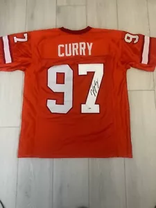 Vinny Curry Signed Tampa Bay Buccaneers Creamsicle Throwback Jersey (PSA DNA) - Picture 1 of 2