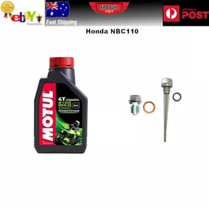 Oil Dip Stick Sump Bolt Service Kit For Honda NBC110 Supercub Postie Bike - Picture 1 of 1