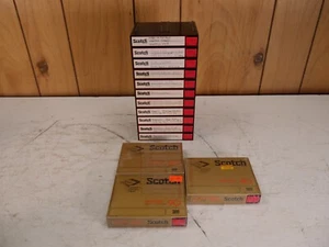 SCOTCH MASTER 90 C-BOX BLANK CASSETTE TAPE LOT OF 3 WITH EXTRAS - Picture 1 of 9